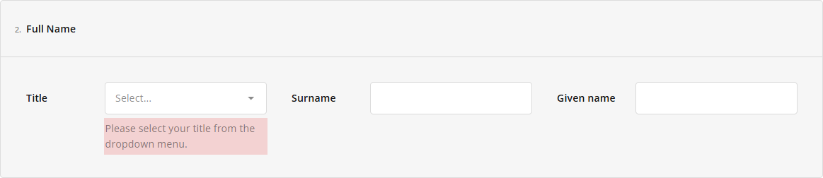 How to always place the question description under the input field regardless of the question title alignment